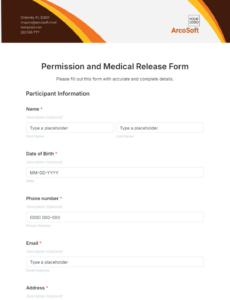 Best Doctor Work Release Form Template Doc Sample