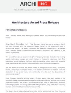 Best Funding Announcement Press Release Template Word Example