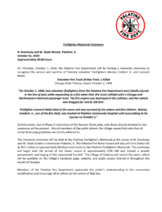 Free Fire Department Press Release Template  Sample