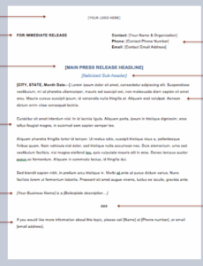 Law Enforcement Press Release Template Pdf