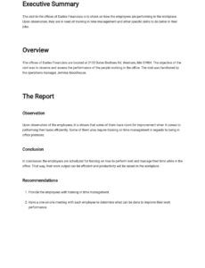Blank Customer Site Visit Report Template Pdf Sample