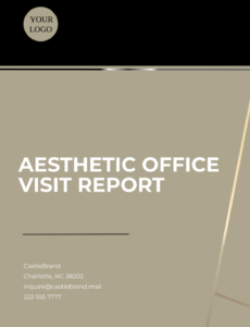 Free Printable Supplier Site Visit Report Template Doc