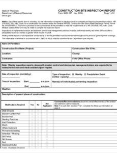 Printable Customer Site Visit Report Template Word Sample